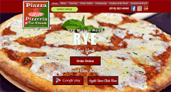 Desktop Screenshot of piazzapizzarye.com